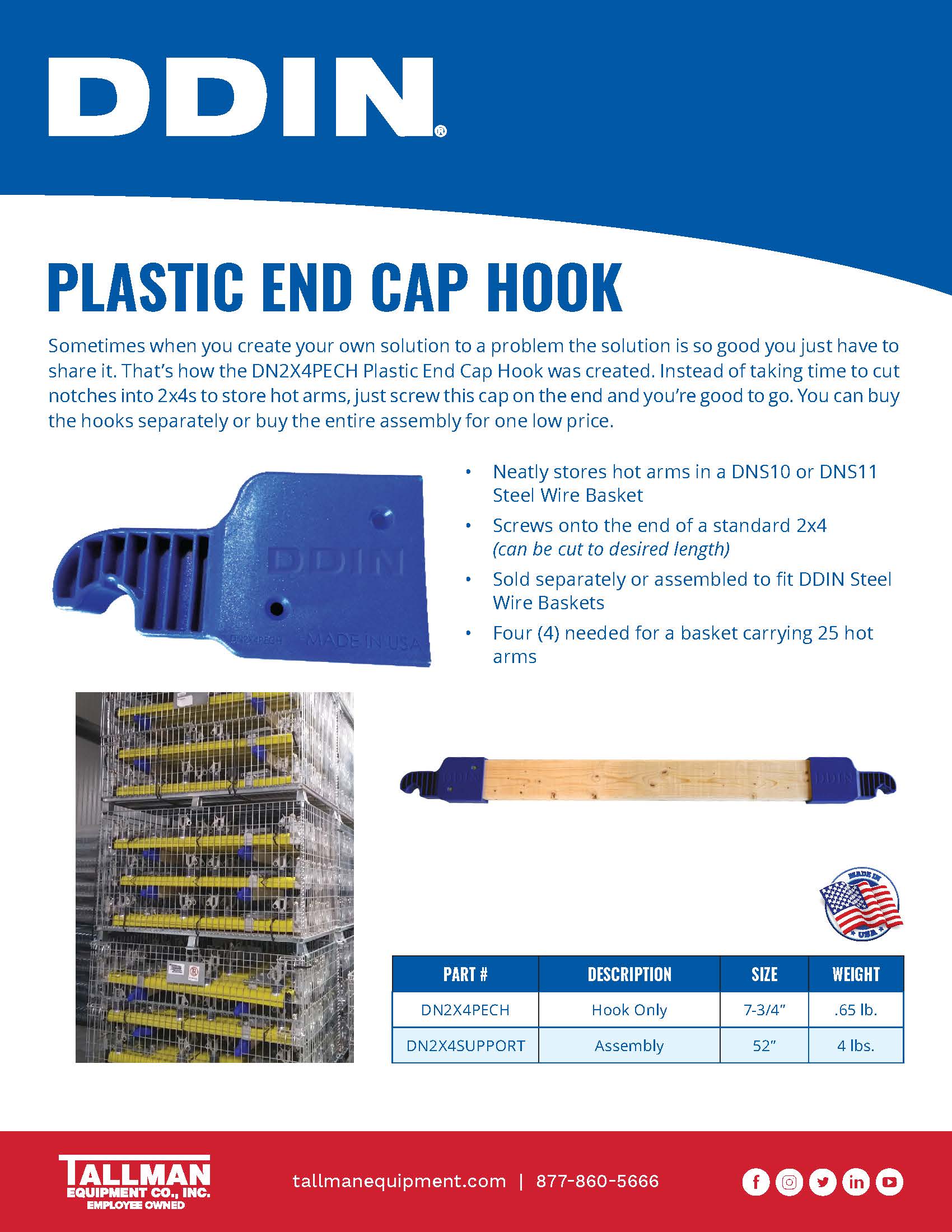 DDIN_TE_PlasticEndCapHook DDIN TE PlasticEndCapHook