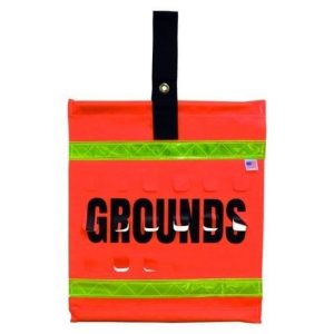 DDIN Hi-Visibility Grounds Flags, Wind Resistant 87 Wind Resistant Grounds Flag
