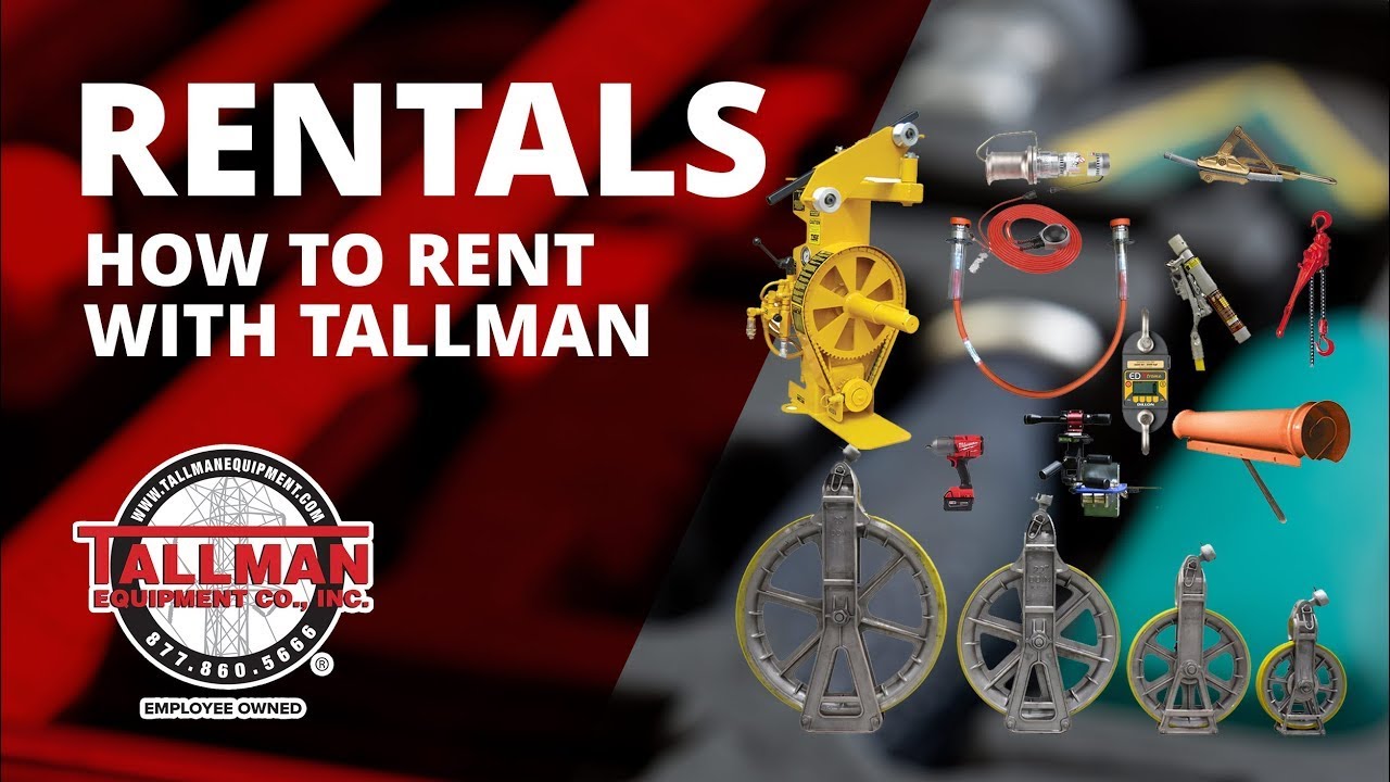 Video Thumbnail: Tallman Rentals: Lineman Equipment For Cheaper Tallman Equipment