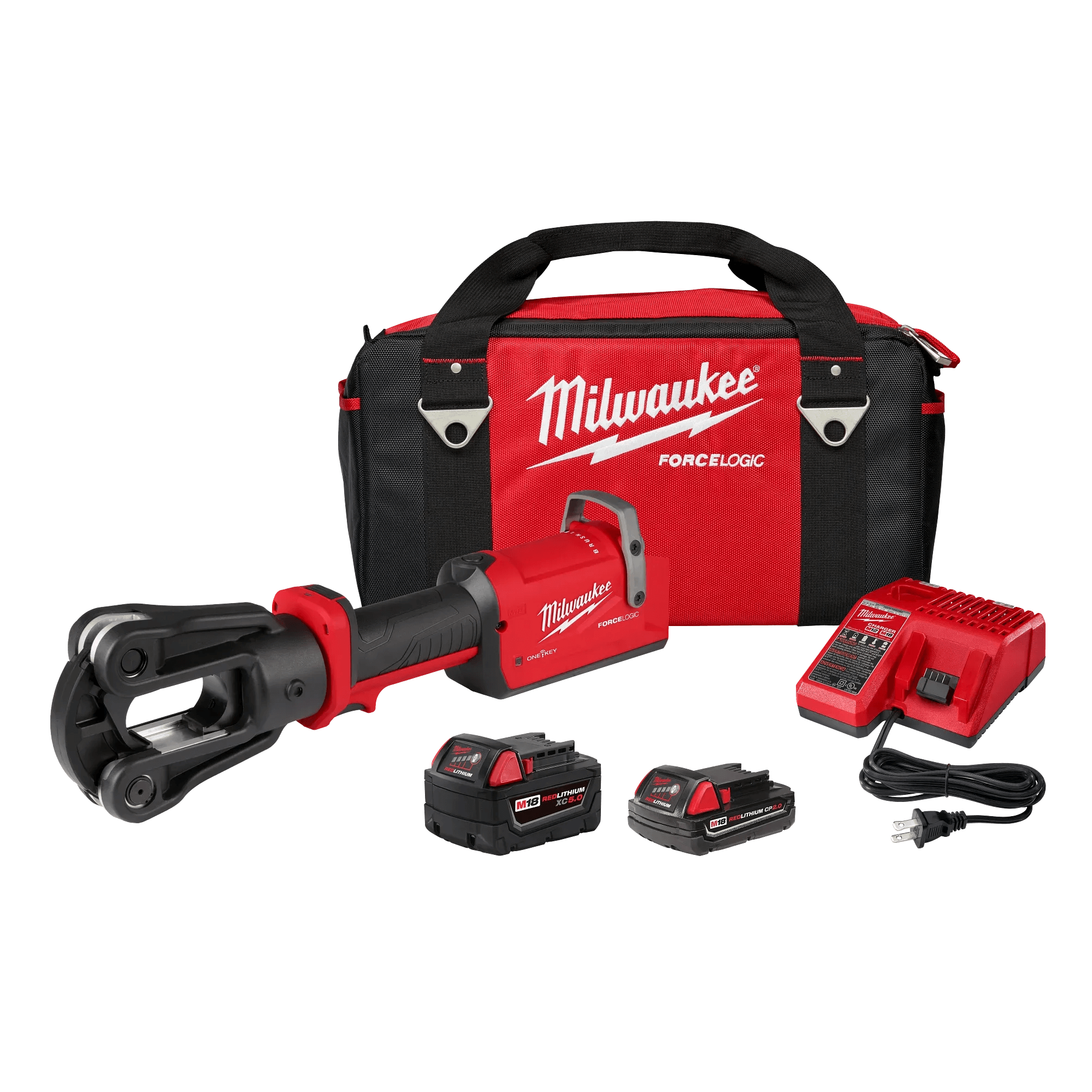 MILWAUKEE M18™ FORCE LOGIC™ 12T Latched Linear Crimper Kit 11 Latched Linear Crimper