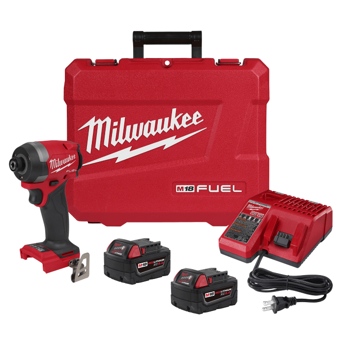 Milwaukee M18 FUEL™ 1/4" HEX IMPACT DRIVER KIT 9 Milwaukee Impact Driver Kit
